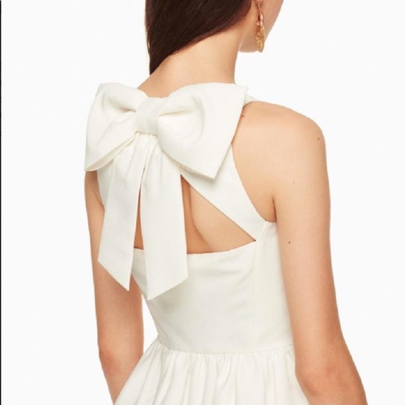 bow at the back dress